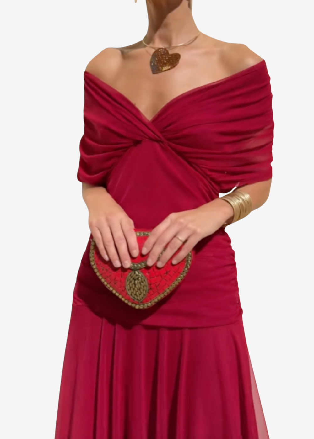 Valeriane™ | Elegante off-shoulder jurk