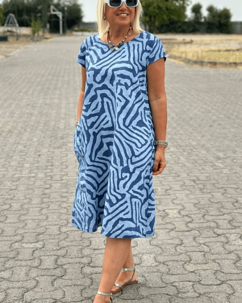 Maureen™ | jurk met print