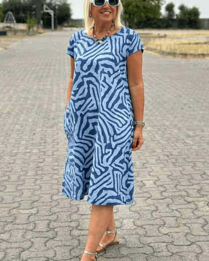 Maureen™ | jurk met print
