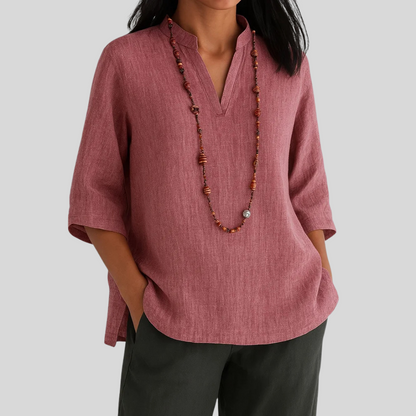 Lisa | Linnen blouse