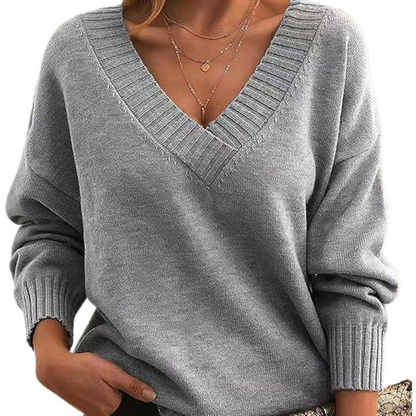 Leona | trui met V-hals