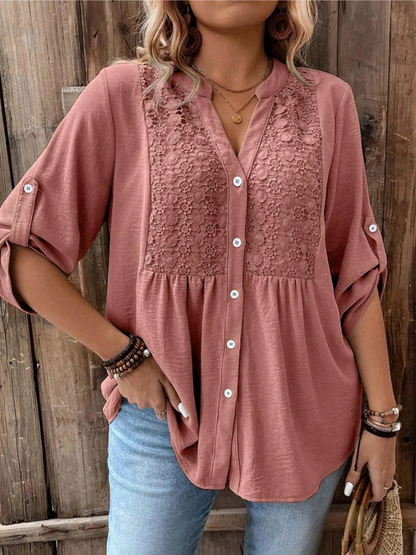 Maëlle™ | Comfortabele blouse met knoopdetail