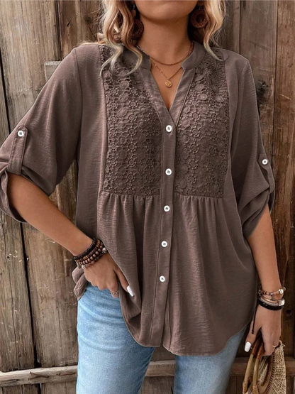 Maëlle™ | Comfortabele blouse met knoopdetail