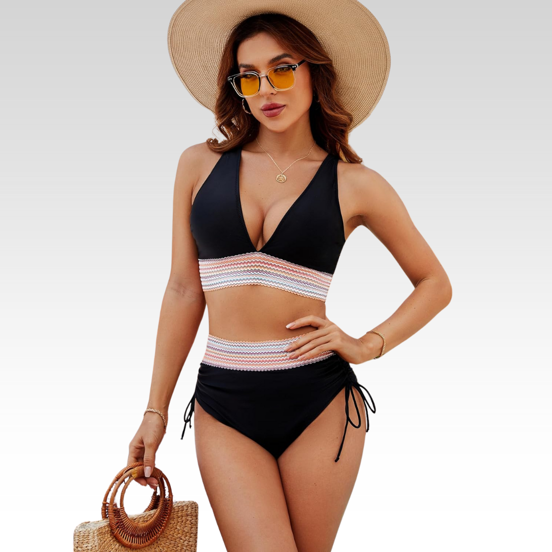 Sélina™ | Flatterende bikini met V-hals