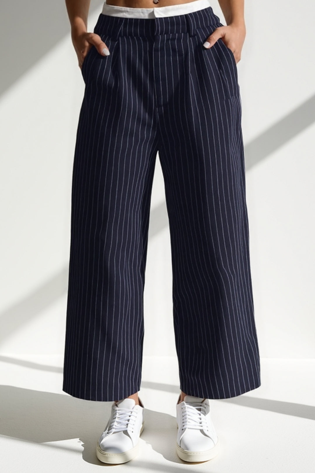 Lou | Broek met verticale strepen
