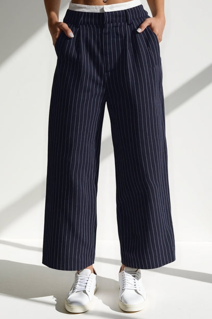 Lou | Broek met verticale strepen