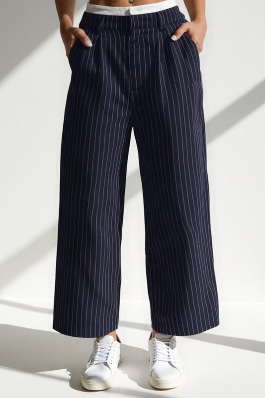 Lou | Broek met verticale strepen