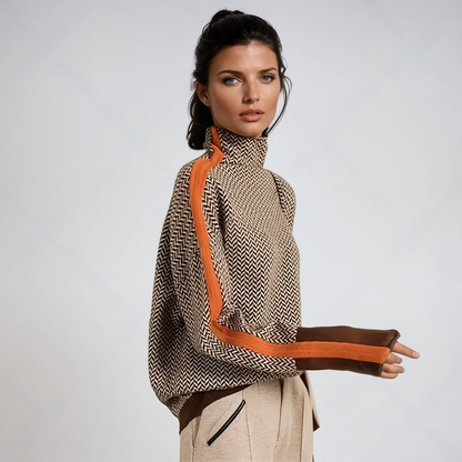 Valerie™ | Trui met hoge kraag
