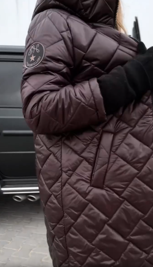 Bogna | Gewatteerde winterjas met capuchon