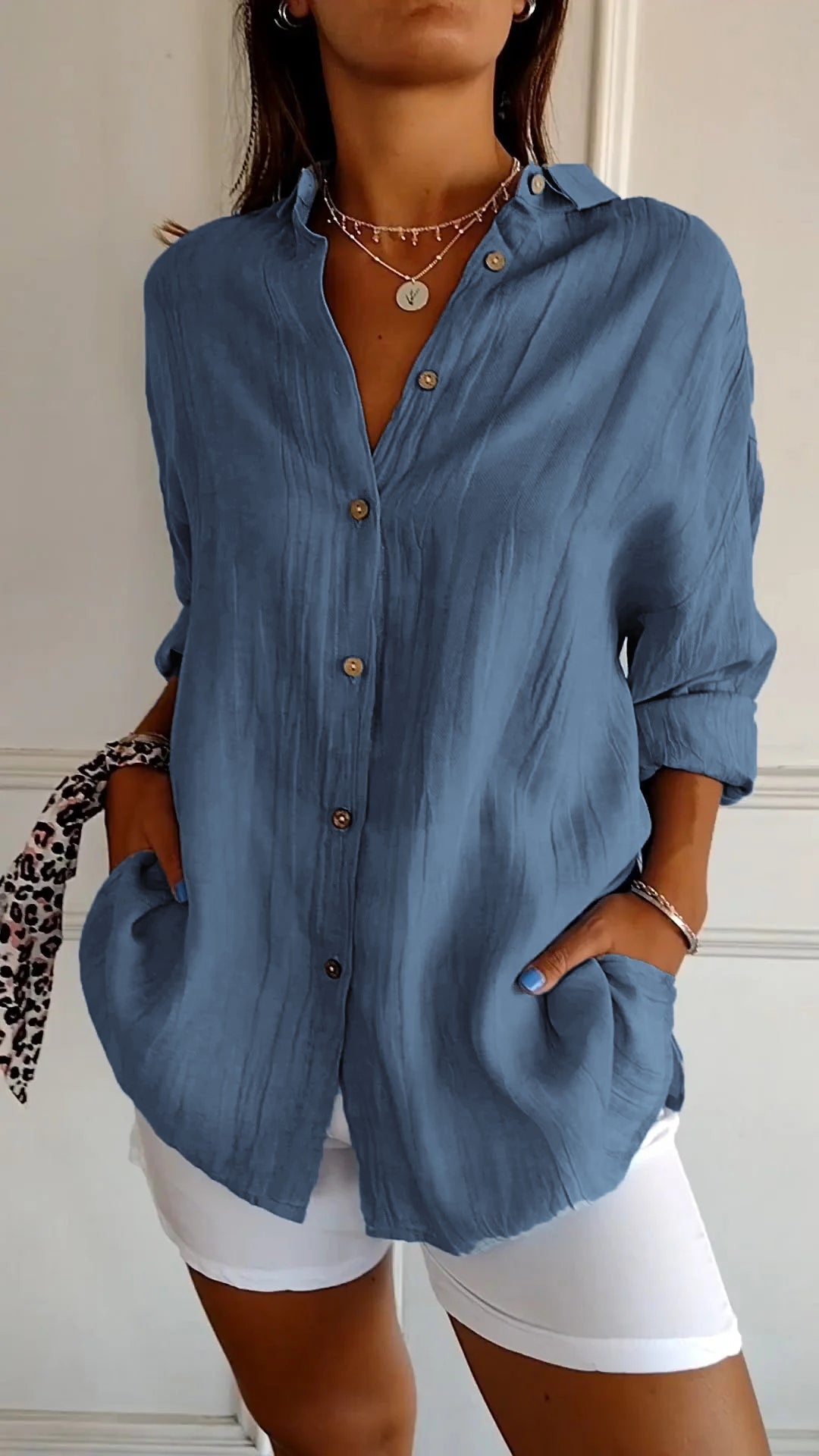 Marina I klassieke blouse