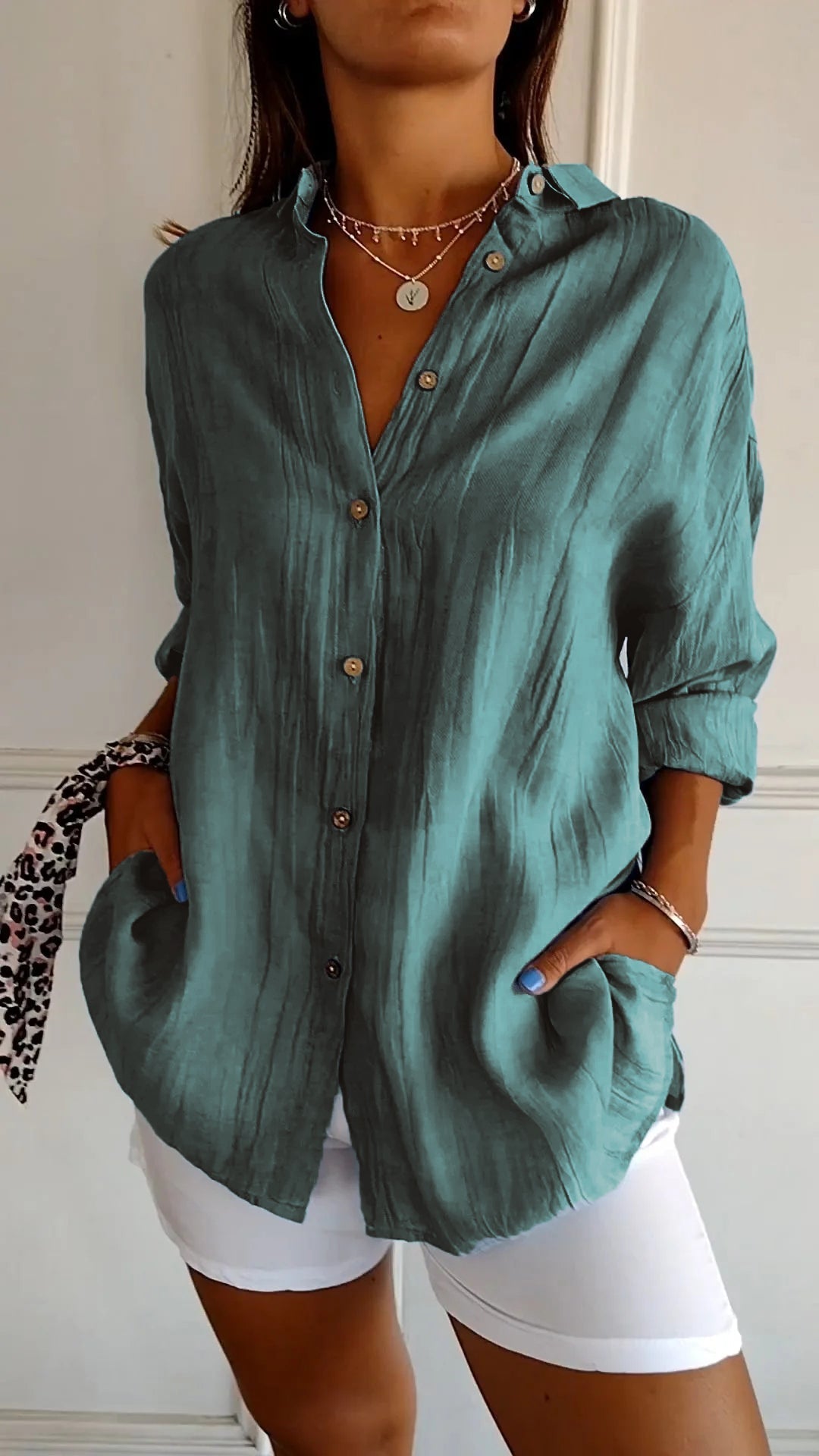 Marina I klassieke blouse