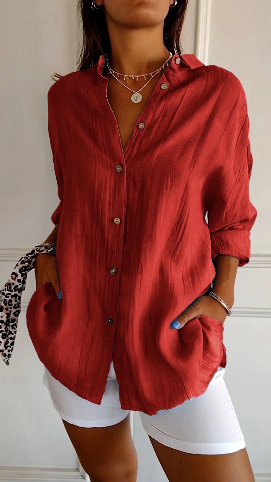 Marina I klassieke blouse