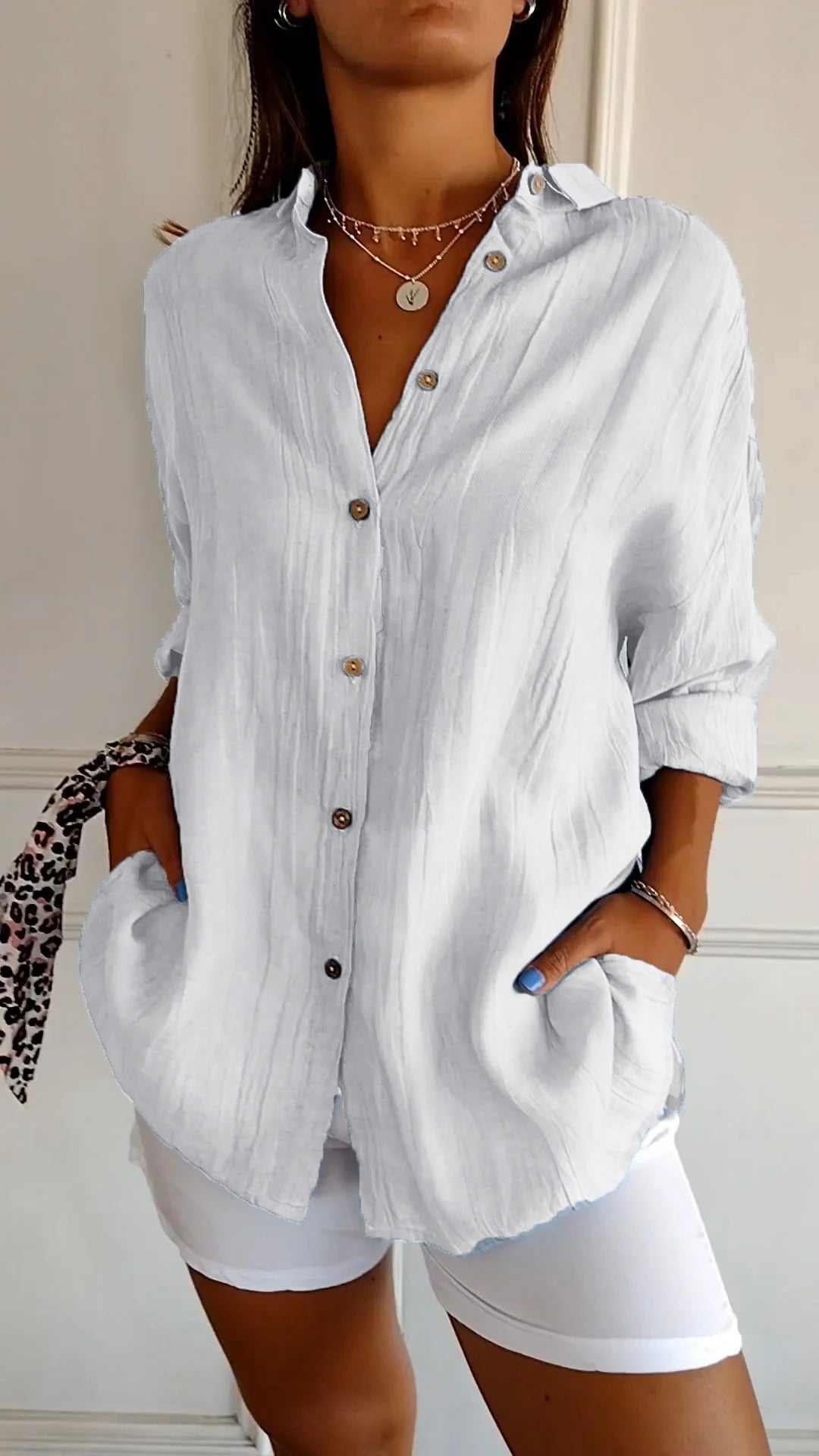 Marina I klassieke blouse