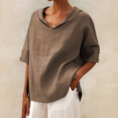 Yara I Linnen blouse