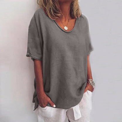 Kim | Linnen blouse